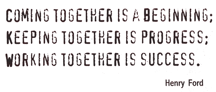quotes about working together as a team