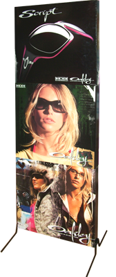 screen print, litho print, plastic feet, metal feet, UV-varnish. easy assembly